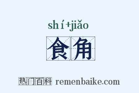 食角是什么意思的图片